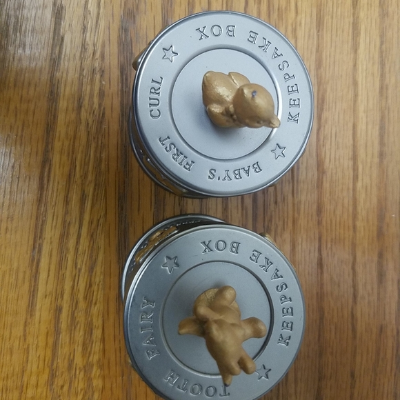 My First Tooth & My First Curl Keepsake Boxes RARE - Picture 4 of 11
